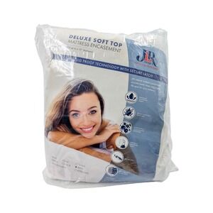 JLR Deluxe Soft Top Mattress Encasement King Size Waterproof Bed Bug Dust Mite